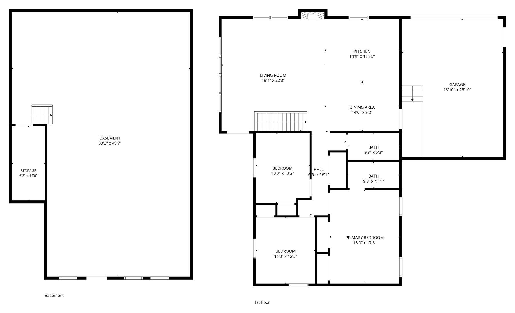 36408 Bynum Spur Rd House 2 – All Levels floor plan with measurements