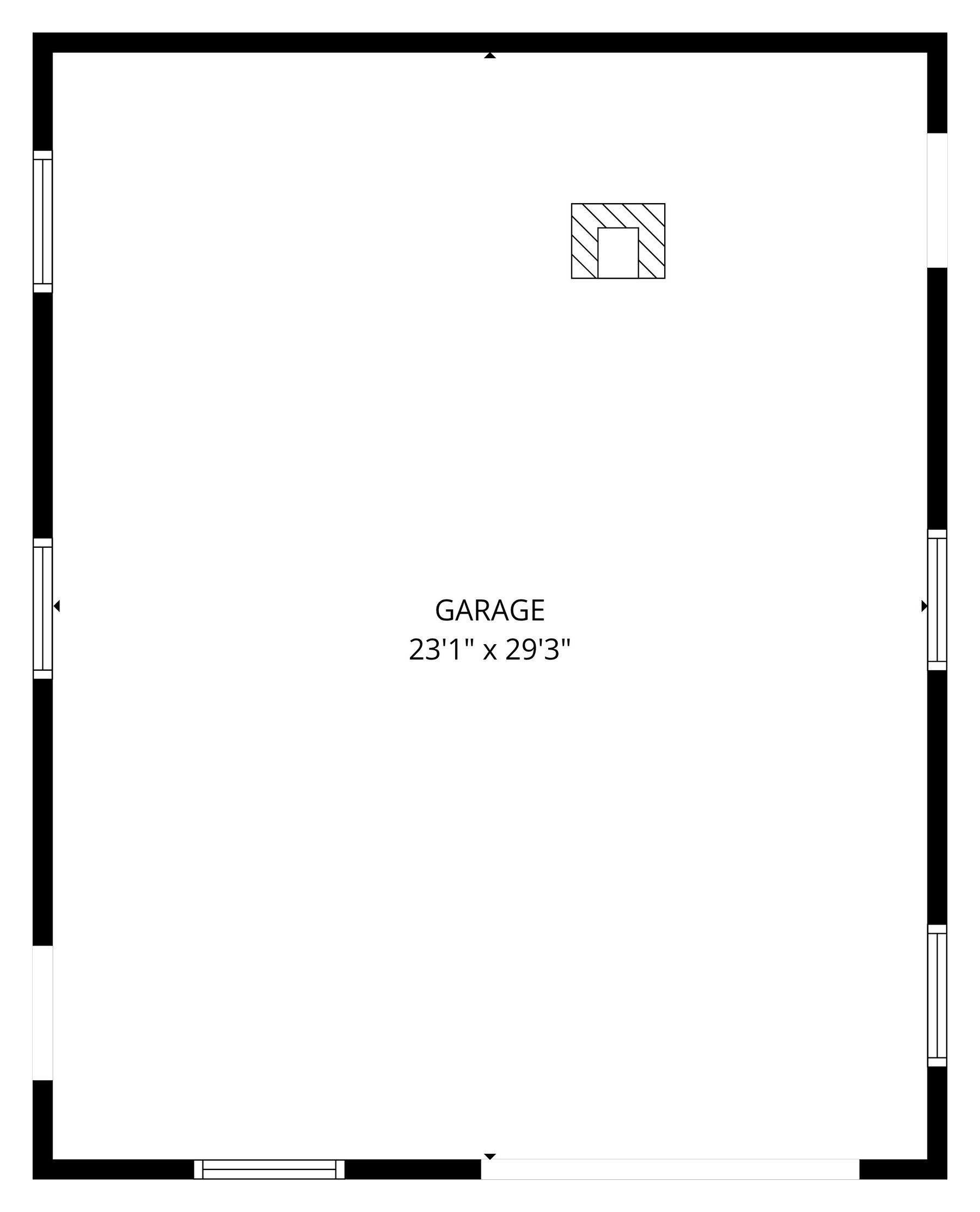 36408 Bynum Spur Rd Shed floor plan with measurements
